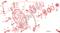 KURBELGEHAEUSEABDECKUNG für Honda CB 600 F HORNET ABS 34HP 2010