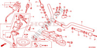 ROHRGRIFF/OBERE BRUECKE für Honda CB 600 F HORNET STRIPE 34HP 2010