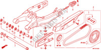 SCHWINGE für Honda CB 600 F HORNET STRIPE 34HP 2010