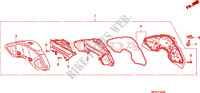 MESSGERAET für Honda CB 1000 R ABS BLACK, WHITE 2011