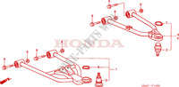 ARM, VORNE für Honda TRX 250 FOURTRAX RECON Electric Shift 2009