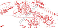 ENDANTRIEB, HINTEN für Honda TRX 250 FOURTRAX RECON Standard 2010