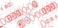 KUPPLUNG(2 3) für Honda FOURTRAX 680 RINCON 2011