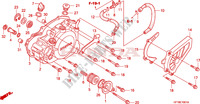 LINKER KURBELGEHAEUSEDECKEL (TRX450R6,7,8/ER6,7,8) für Honda TRX 450 R SPORTRAX Kick start ROUGE 2008