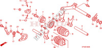 SCHALTTROMMEL für Honda TRX 450 R SPORTRAX Electric Start RED 2008