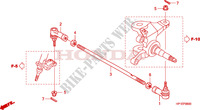 SPURSTANGE für Honda TRX 450 R SPORTRAX Electric Start 2011