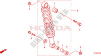KISSEN, HINTEN für Honda FOURTRAX 420 RANCHER 4X4 Manual Shift 2007
