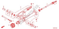 SCHWINGE/KETTENGEHAEUSE für Honda DEAUVILLE 700 ABS 2012