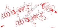 KURBELWELLE/KOLBEN für Honda SILVER WING 600 ABS 2ED 2012