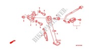 HAUPTSTAENDER/BREMSPEDAL für Honda CB 600 F HORNET ABS BLANCHE 34CV 2012