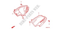 LUFTFILTER/SEITENABDECKUNG für Honda CB 600 F HORNET ABS BLANCHE 34CV 2012