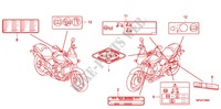 WARNETIKETT(1) für Honda CB 600 F HORNET ABS 2012