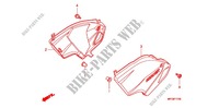 LUFTFILTER/SEITENABDECKUNG für Honda CB 600 F HORNET ABS WHITE 2012