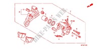 HINTERRAD BREMSSATTEL  für Honda CB 600 F HORNET BLANCHE 2012