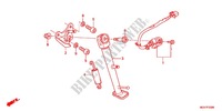 HAUPTSTAENDER/BREMSPEDAL für Honda CBR 600 F ABS 2012