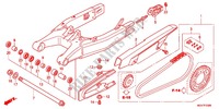SCHWINGE/KETTENGEHAEUSE für Honda CBR 600 F 2012