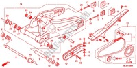 SCHWINGE/KETTENGEHAEUSE für Honda CBR 600 RR PRETO 2012