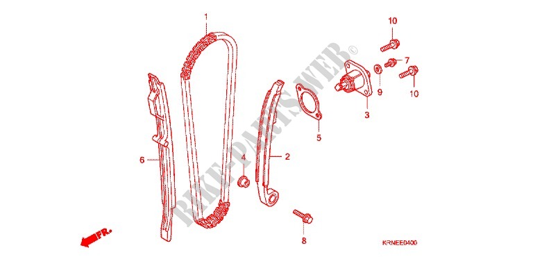 NOCKENWELLENKETTE/SPANNVORRICHTUNG für Honda CRF 250 R 2012