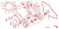 RECHTER KURBELGEHAEUSEDECKEL/WATERPUMP für Honda CRF 450 R 2012