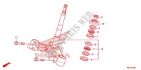 LENKSCHAFT/OBERE BRUECKE für Honda S WING 125 2012