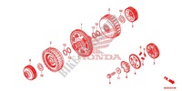 KUPPLUNG für Honda INTEGRA 700 35KW 2012