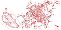 KURBELGEHAEUSEABDECKUNG für Honda INTEGRA 700 35KW 2012