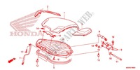 GEPAECKRAUM, ABDECKUNG für Honda NC 700 ABS 35KW 2012