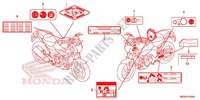 WARNETIKETT(1) für Honda NC 700 ABS 35KW 2012