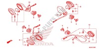 BLINKER(2) für Honda NC 700 ABS 35KW 2012
