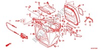 GEHAEUSEABDECKUNG/HANDGEPAECKFACH/ GEPAECKTRAEGER für Honda NC 700 X ABS DCT 2012