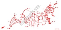 BEINVERKLEIDUNG (NSC50WHC/MPDC) für Honda VISION 50 2012