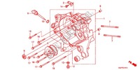 RECHTE KURBEL GEHAEUSEHAELFTE für Honda VISION 50 2012