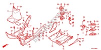 BODENBLECH/SOZIUS FUSSRASTE für Honda SH 150 2012