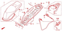SITZ/HANDGEPAECKFACH für Honda SH 150 2012