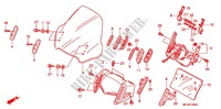 LENKERGRIFF/LENKER DECKEL/WIND SCREEN für Honda ST 1300 ABS 2012