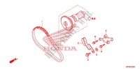 NOCKENWELLENKETTE/SPANNVORRICHTUNG für Honda FOURTRAX 420 RANCHER 2X4 Electric Shift 2012