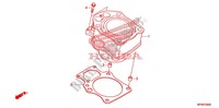 ZYLINDER für Honda FOURTRAX 420 RANCHER 2X4 Electric Shift 2012