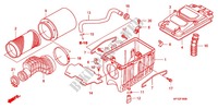 ABDECKUNG, VORNE/LUFTFILTER für Honda TRX 450 R SPORTRAX Electric Start 2012