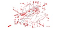 KOTFLUEGEL, HINTEN für Honda TRX 450 R SPORTRAX Electric Start 2012