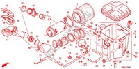 ABDECKUNG, VORNE/LUFTFILTER für Honda FOURTRAX 500 FOREMAN RUBICON Power Steering 2012
