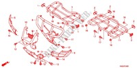 SITZ/TRAEGER für Honda FOURTRAX 500 FOREMAN RUBICON Power Steering 2012