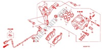 BREMSZANGE HINTEN für Honda VFR 1200 DCT 2012