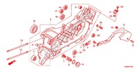 LINKE KURBEL GEHAEUSEHAELFTE (WW125EX2C/EX2D/D) für Honda PCX 125 SPECIAL EDITION 2012