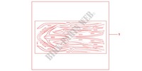 Aufkleber gesetzt (FULL SET) für Honda PCX 125 SPECIAL EDITION 2012