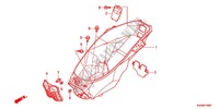 GEHAEUSEABDECKUNG/HANDGEPAECKFACH/ GEPAECKTRAEGER für Honda PCX 125 SPECIAL EDITION 2012