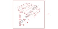 GEPAECKTRAEGER HINTEN für Honda PCX 125 SPECIAL EDITION 2012