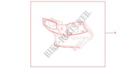 INNENKÖRPERABDECKUNG für Honda PCX 125 SPECIAL EDITION 2012