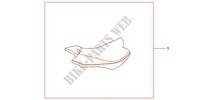 SEAT ASS*PRD/PBK* für Honda CB 1000 R ABS 2012