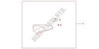 SEAT AS*PDBG/PBK* für Honda CB 1000 R ABS 2012