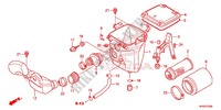 ABDECKUNG, VORNE/LUFTFILTER für Honda FOURTRAX 420 RANCHER 4X4 Manual Shift RED 2013